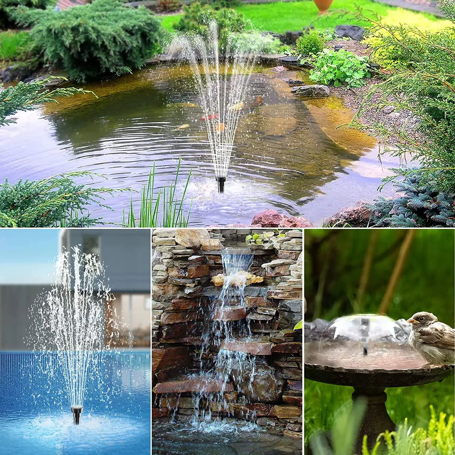 48V 400W DMX Fountain Pump With Stainless Steel Motor Submersed Water Pump Fountains Stainless Steel Material Copper Motor DC24V supplier