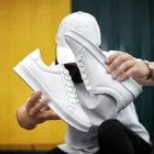 Shoes Mens Sneakers Free Shipping Popular No Brand Sale High Quality Leather Sneakers Mens Sport Shoes