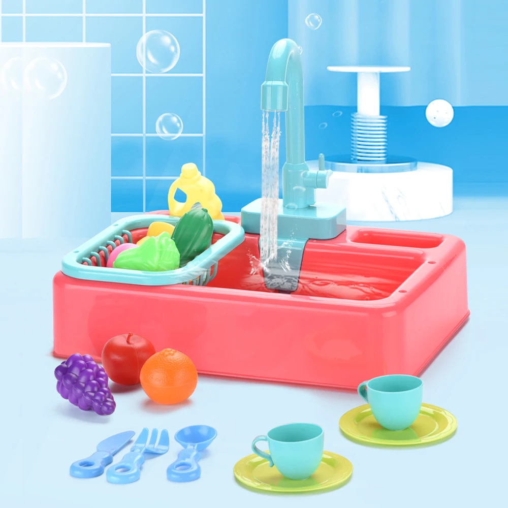 pretend washing up set