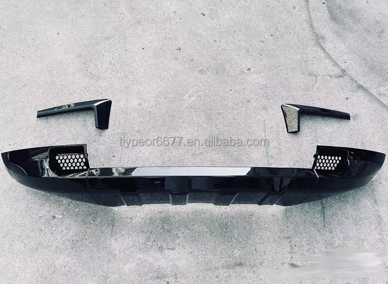 product tiypeor front lip splitters for land rover defender 110 90 2020 2025 auto bumper diffuser plastic body kit protector-10
