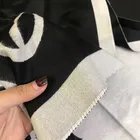 Scarves Designer Brand Cashmere Scarf Classic Black 180cm*70cm Shawl Fashion Temperament Scarf Wholesale