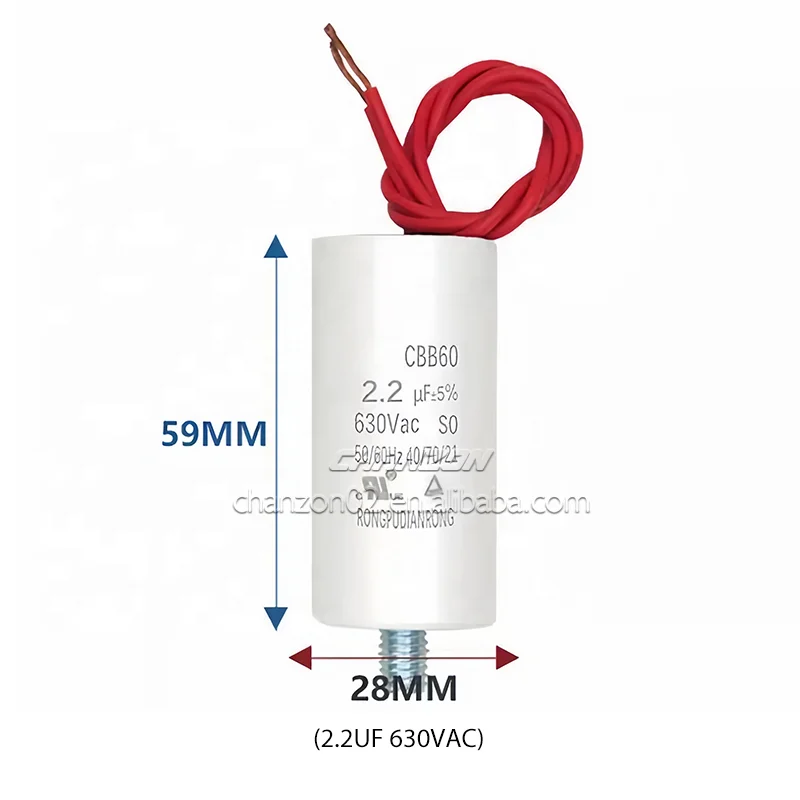 Thin Film Fan, CBB60, 1UF, 1.2UF, 1.5UF - detail 4