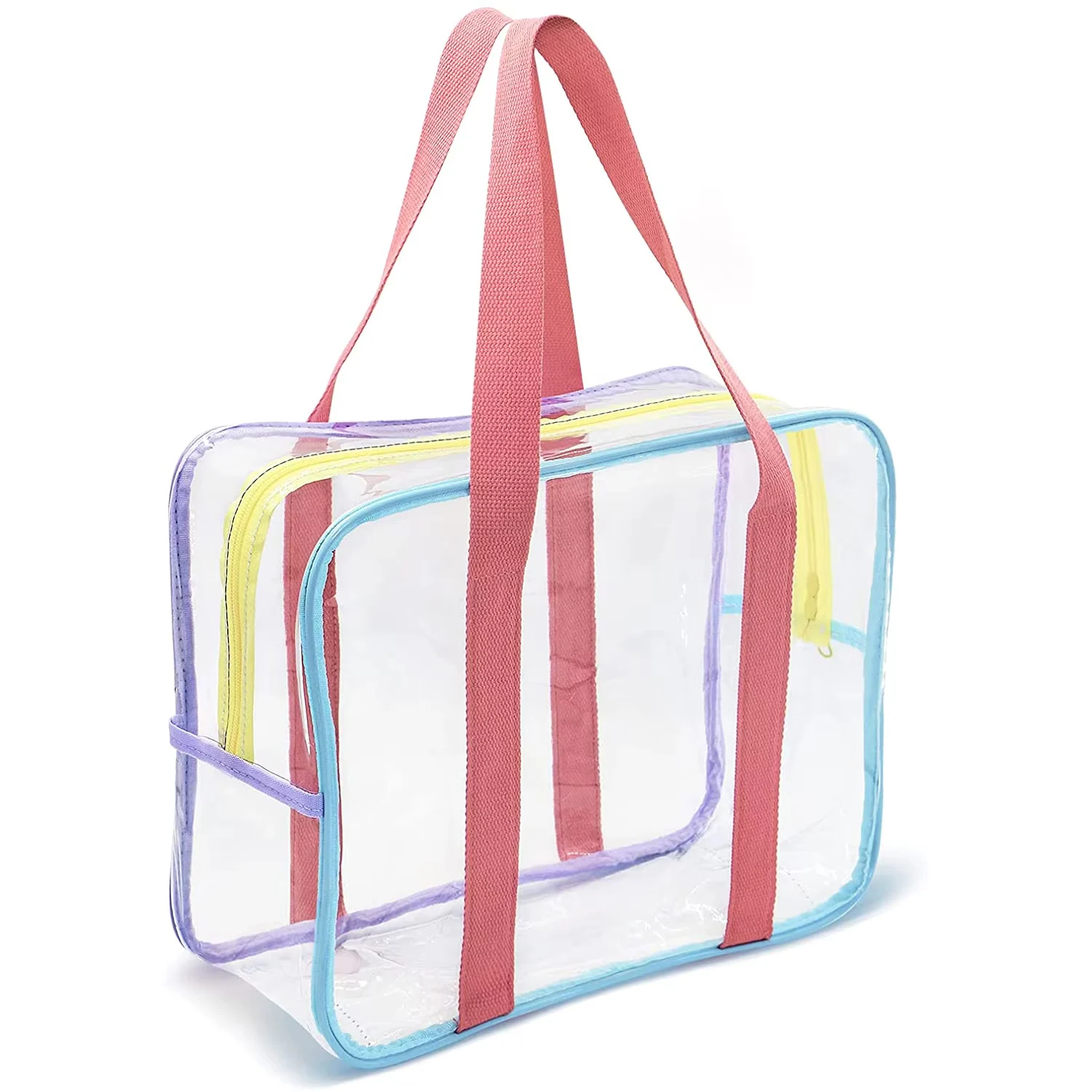 Pvc Tote Bag Clear Pvc Shopping Bag Tote Customized Transparent Shopping Bag supplier