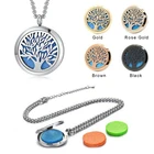 Pendant Diffuser Necklace Round Aromatherapy Essential Oil Diffuser Necklace Pendant Jewellery