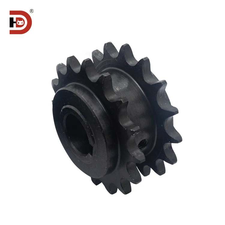 08B Double Row Drive Gear 4 Minutes 16 Teeth 08BS Pitch 12.7 Ratchet Non-standard Customized Driven Chain Wheel details