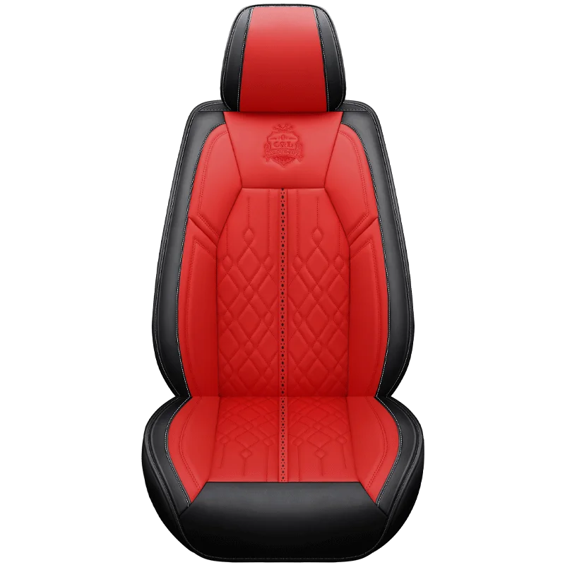 Front Seat Cover New Arrival  Faux Leather Auto Cushion Universal Use for Most Vehcles Leather Car Seat Covers