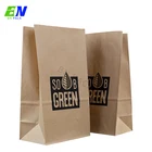 Packaging Paper Paper Packing Customized Disposable Box Bottom Hotfood Fruits Packaging Paper Bag Food Delivery