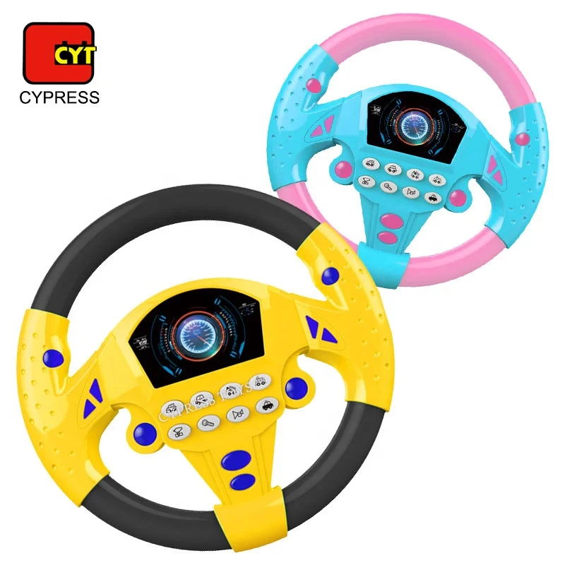 musical steering wheel toy