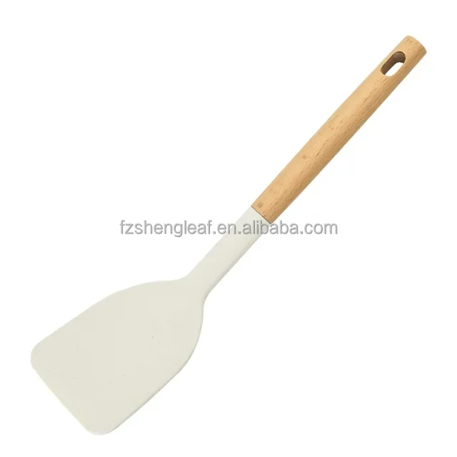 product white 7 piece novelty food grade silicone kitchen utensil set with spoons and spatula durable kitchen tools-7