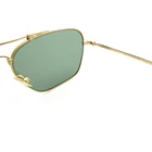 Glass Fashion Metal Oversized Square Polarized Sun Glass For Men