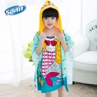 Towel Kids Children Hooded Towel Beach Surf Kids Bath Towel Super Absorbent Wetsuit Baby Unicorn Carton Changing Poncho