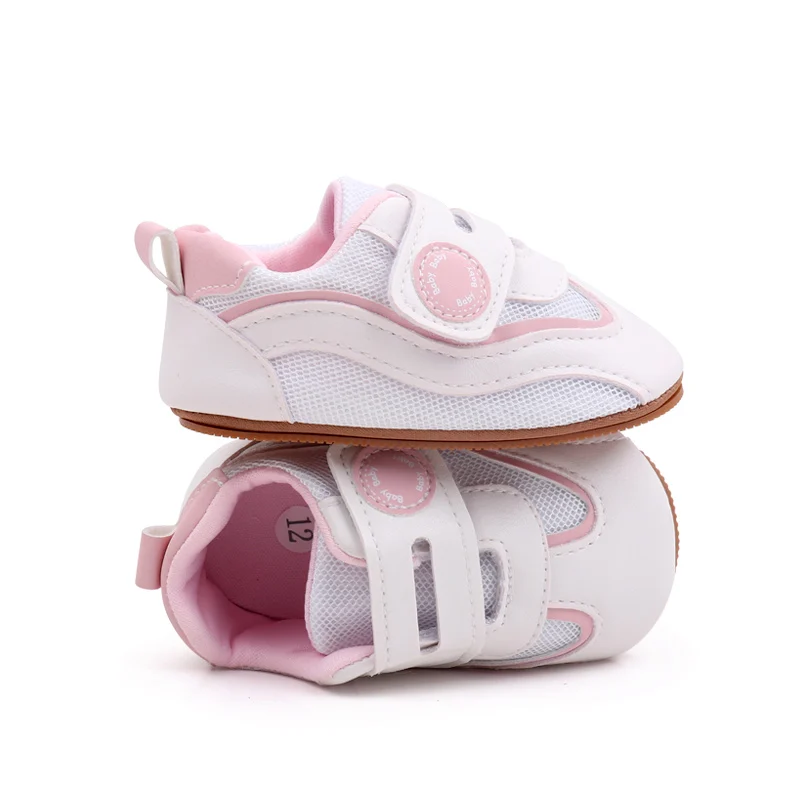 High Quality Breathable Soft TPR Outsole Unisex Sneaker Baby Boys and Girls Toddler Casual Shoes for Spring and Summer factory