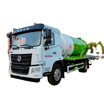 Vacuum sewage pump sewage truck dredging pipeline truck Dongfeng Furika