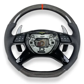 Carbon Steering Wheel For Mercedes G CLK E CLS SL Class W209 W211 W219 W463 R230 2009 2010 2011 2012 2013