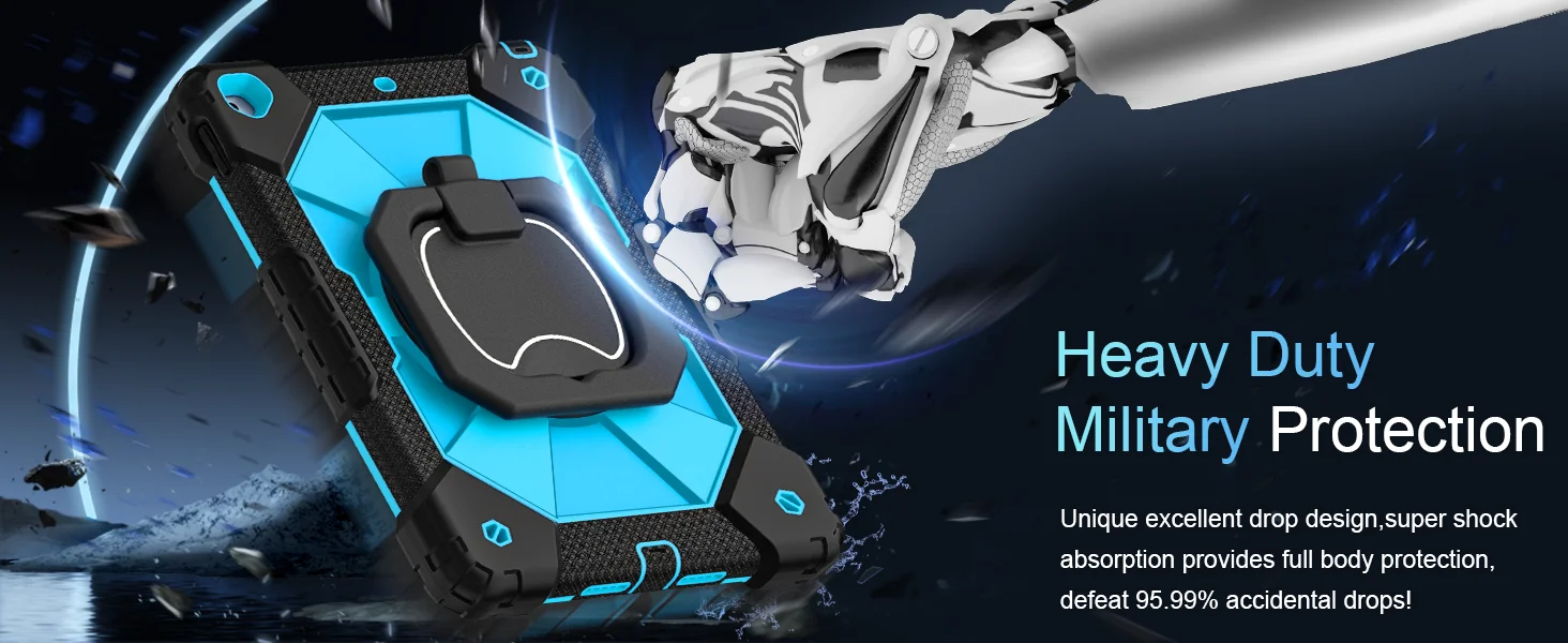 product protective case with screen protector pen holder 360 rotating stand for apple 9th generation for ipad 102 inch-8