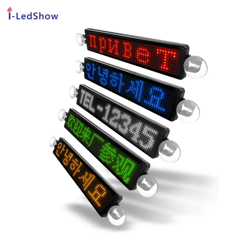 Iledshow Scrolling Text Graphic Animation Gif Car Display Led Car Message  Display With App - Buy Graphic Animation Gif Car Display,Mirror Text Led  Car Display,Indoor Led Car Message Display With App Product