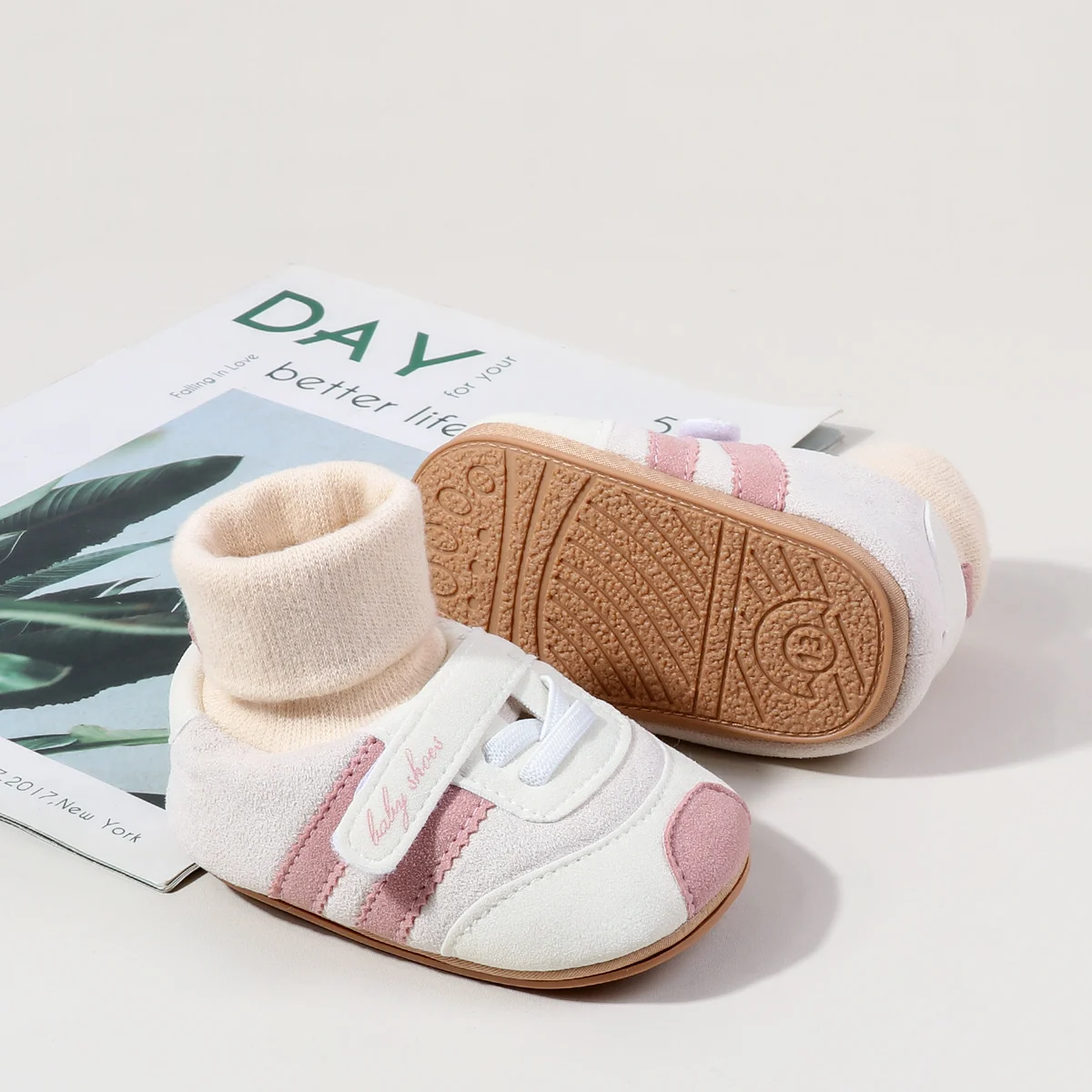 Wholesale Anti-slip Slip-on Winter Socks Baby Boys Girls Shoes supplier