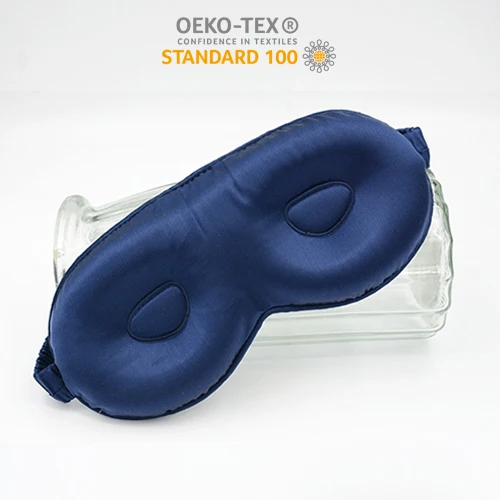 New Arrival 100% Pure Mulberry Silk Drawstring Bag Eye Mask Accessories 3D Eye Mask