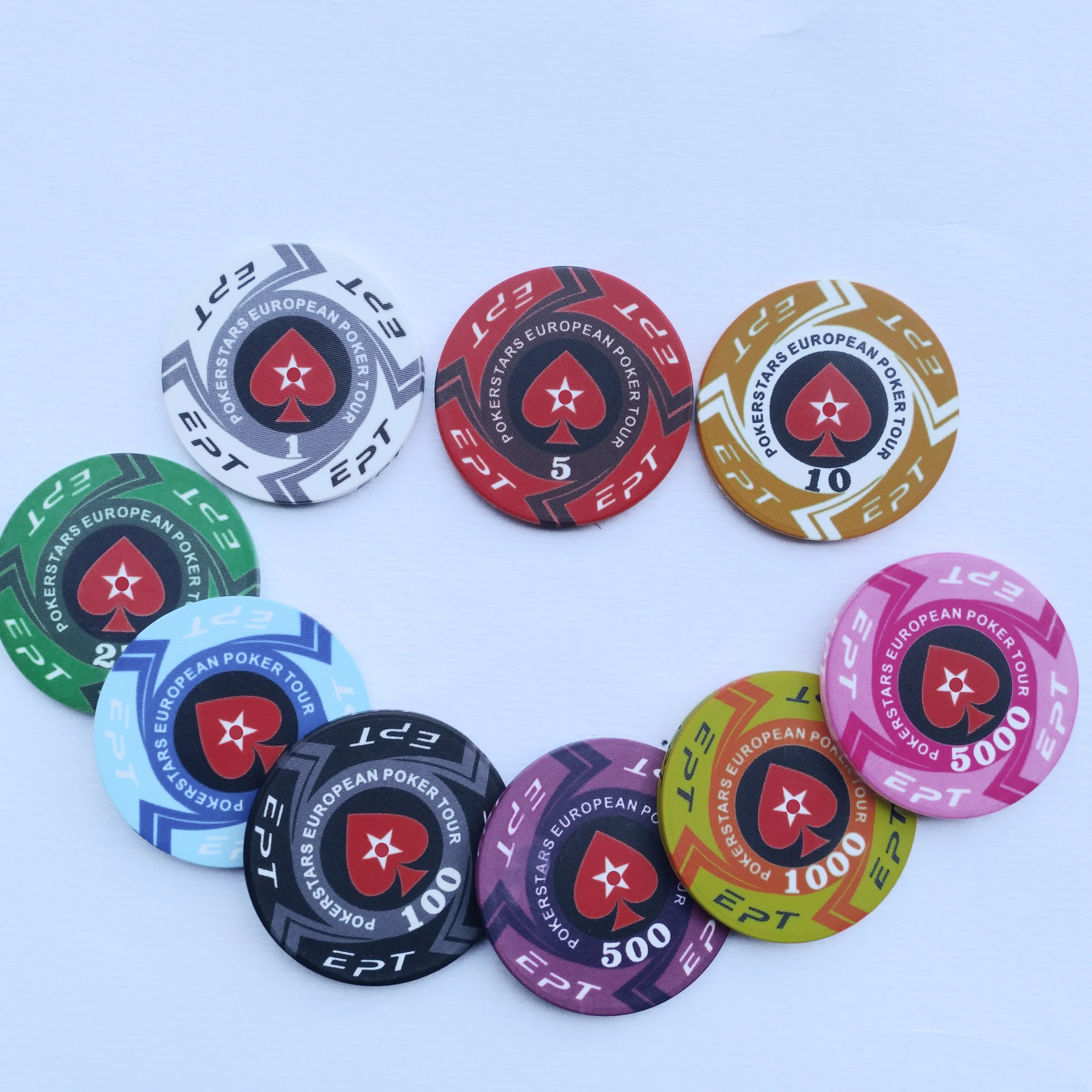 Ept Ceramic Poker Chips Casino Quality Custom Blank Ceramic Chips - Buy Custom Ceramic Chips,Casino Ceramic Chips,Ept Ceramic Poker Chips Product on