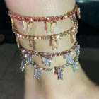 Anklet Western Anklets Wholesale Cuban Link Anklet Chain Anklet Butterfly Pendant Anklet For Women