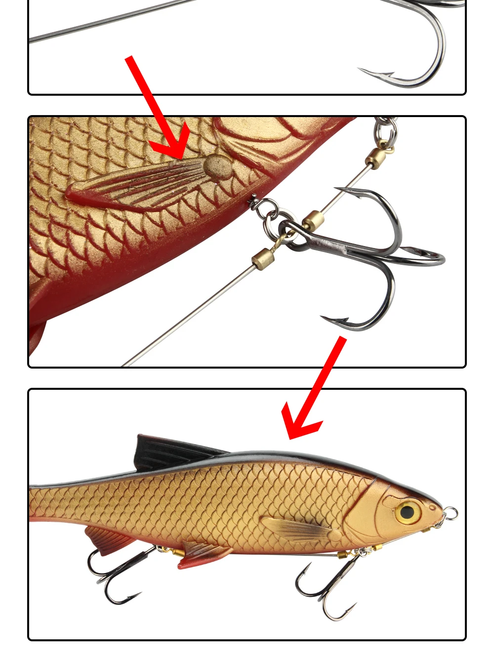 Spinpoler Stinger Spikes Fishing Pin For Soft Fishing Lures Bent Pins