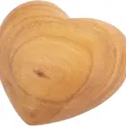 Wooden Beads Wooden Beads 3D Natural Wooden Hearts Beads Wedding Decor Wood Craft