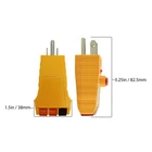 Tester Voltage Tester GFCI Receptacle Tester With 110 To 125V AC Voltage UL Approved