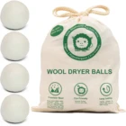 Natural Fabric Dryer Wool Balls Organic Laundry Washing Clean Ball For Washing Machine Natural Packing