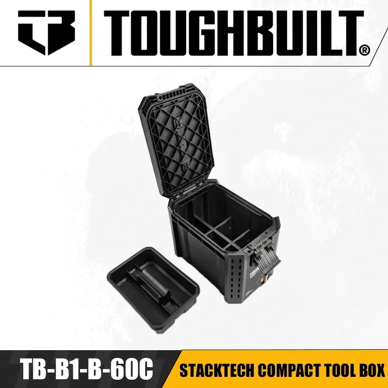 Mounting Plate For StackTech Compact Tool Box & Tool Bag, Universal Wall/Truck/Floor Mount Base, Heavy-Duty Modular Bracket For Secure Toolbox Storage