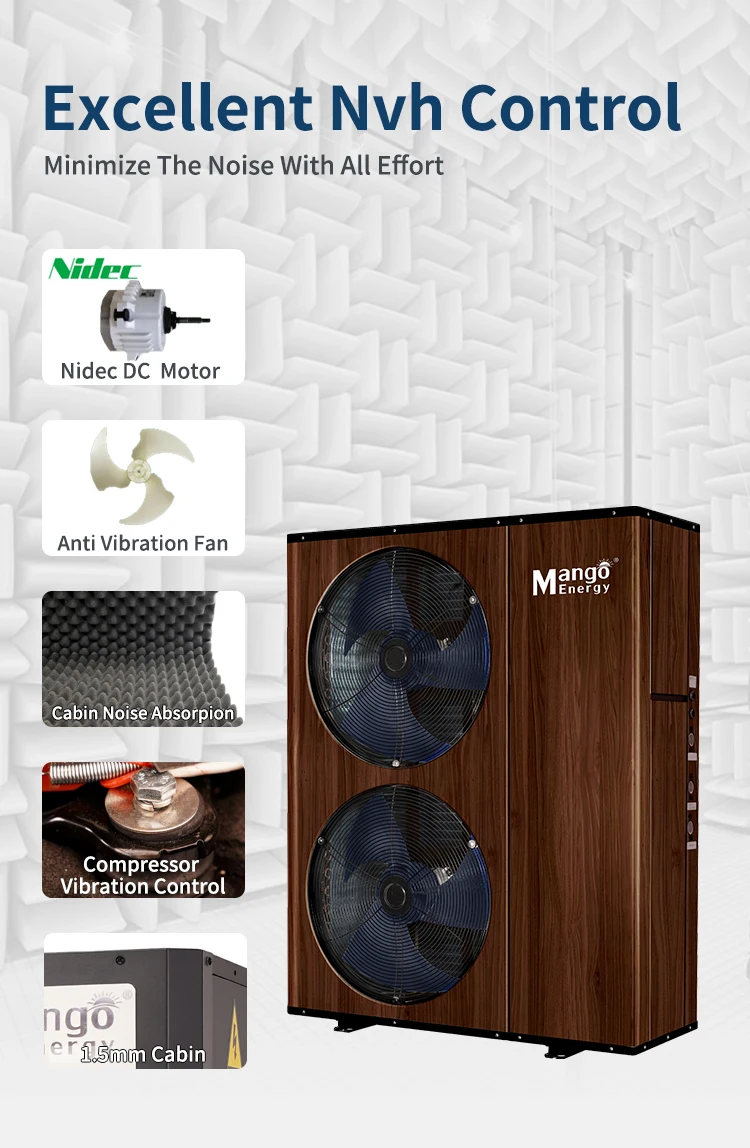 Air Source Heat Pump, 12kw, R32, Inverter, Solar - detail 14
