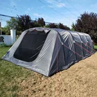 Family Luxury 10-12 Persons Big Outdoor Tunnel Tents Family Tunnel Inflatable Outdoor Camping Tent For Travelling