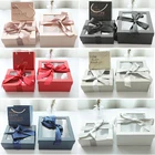 Box Cardboard Box Wholesale Custom Luxury Transparent Lid And Base Gift Cardboard Box With Ribbon And Clear Window