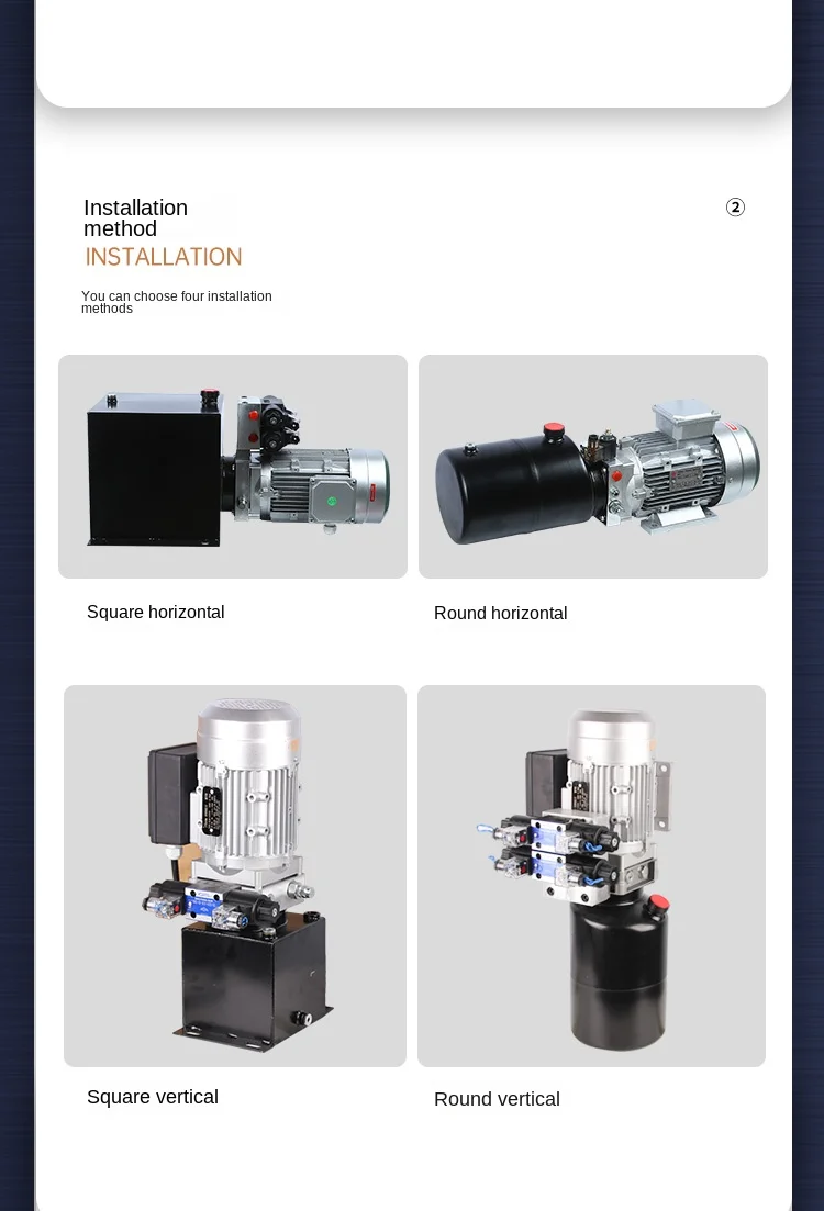Hydraulic Power Unit Assembly Pump Motor Electric