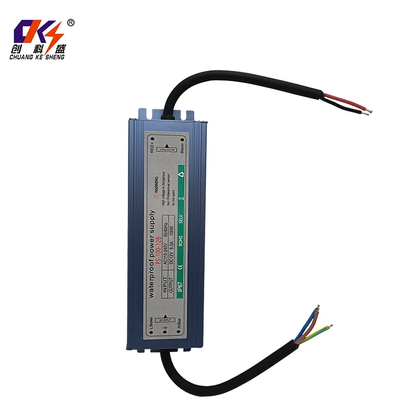 product factory direct sales outdoor ac to dc 100w waterproof led driver ip67 12v83a power supply for led strip light and equipment-5