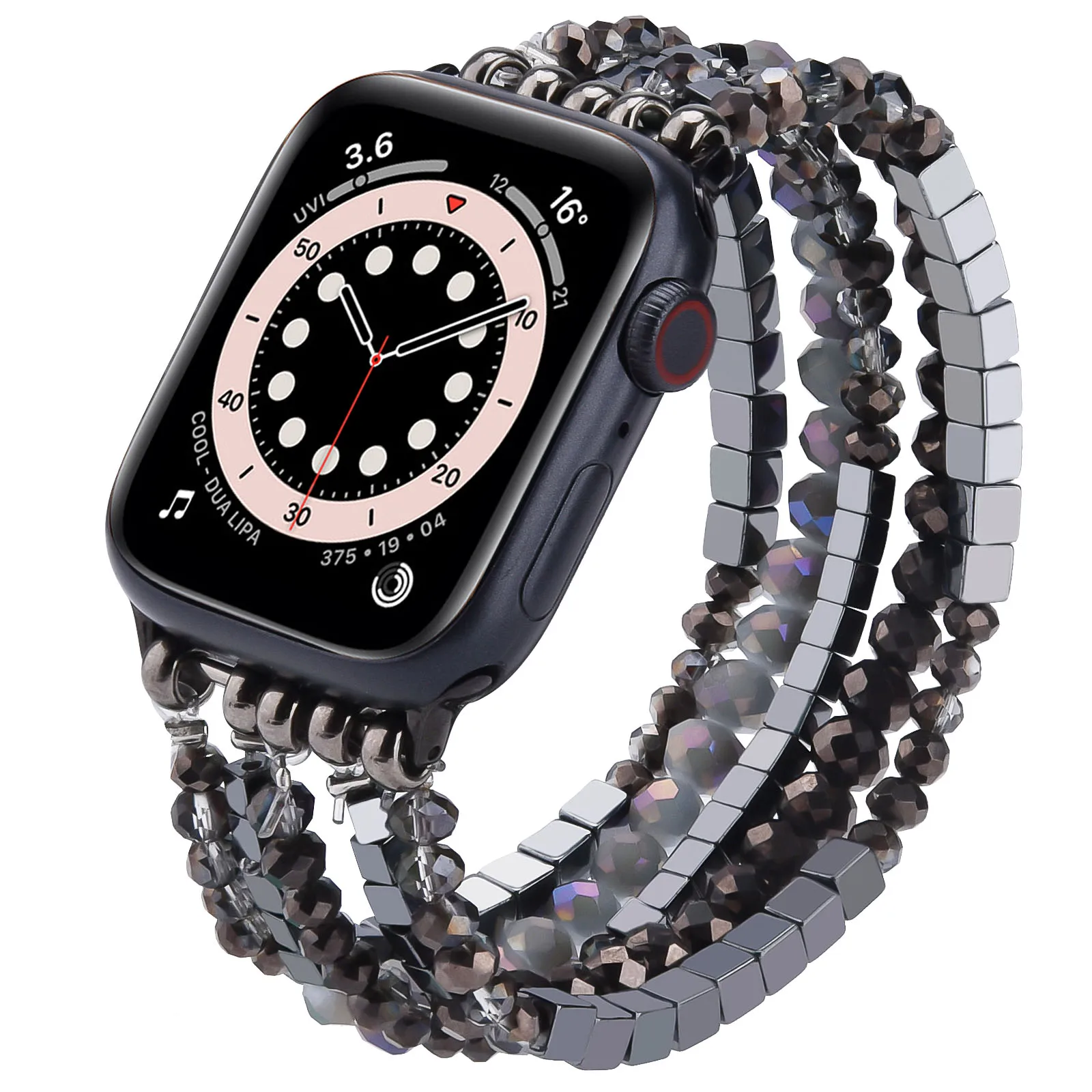 For Apple Watch Band 38mm 40mm 42mm 44mm,Women Girls Fancy Pearl Elastic  Stretch Bracelet Jewelry Wristband For Iwatch 6 5 4 3 - Buy For Apple Watch  Band,For Apple Watch Band Pearl