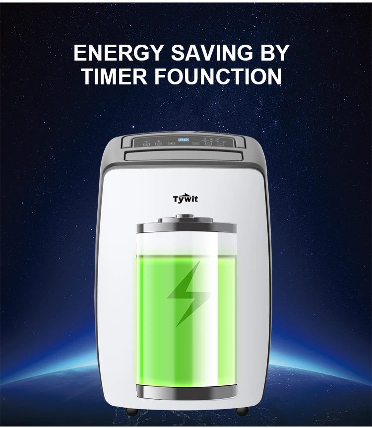 Smart Touchscreen Dehumidifier, 20L/day, R290 - detail 14