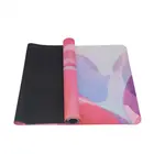 Mat Brand New Fitness Eco Natural Rubber Waterproof Suede Microfiber Surface Custom Print Eco Yoga Mat And Yoga Mat Bag