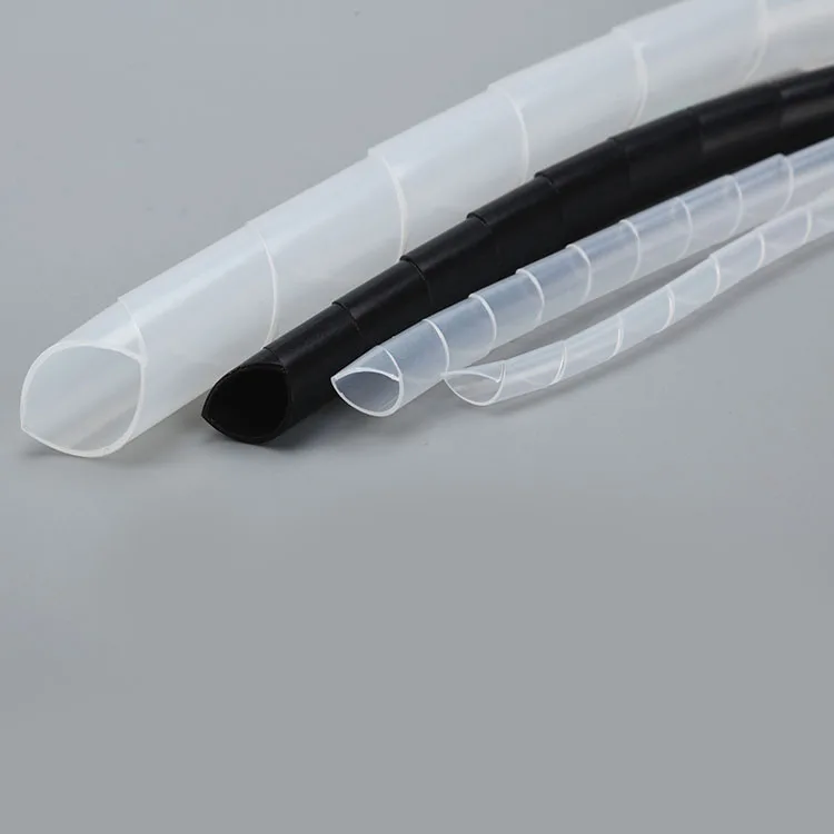 Good Quality Manufactured flame retardant plastic spiral wrap cable wrap spiral wrapping manager rod band