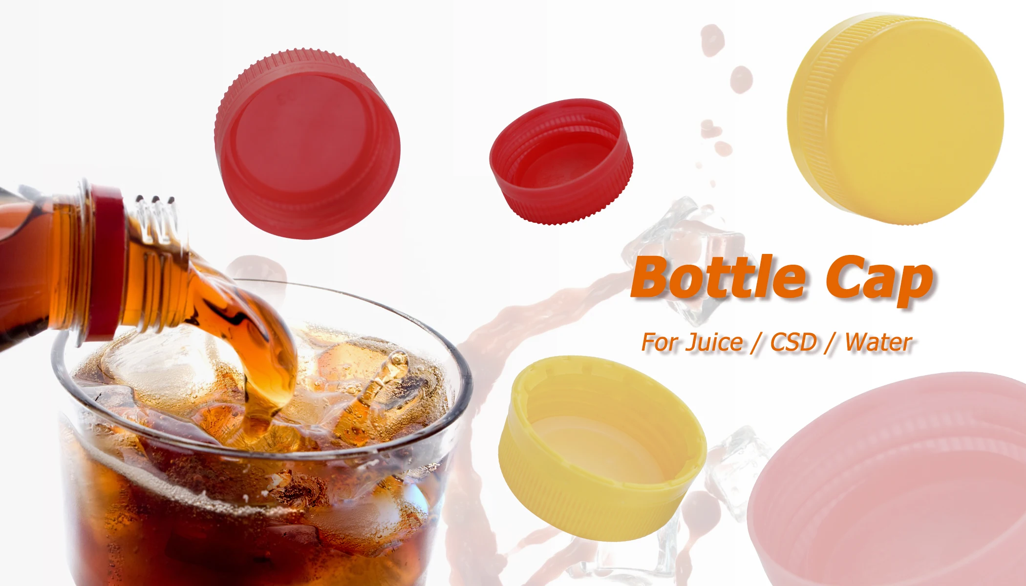 Colorful 28mm 30mm 40mm 48mm High Quality Good Price Beverage Bottle Mineral Water Bottle Plastic Screw Cap details