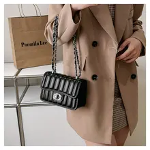 Fashion New Women Crossbody Bags Simple Diamond Plaid One Shoulder Bag Small Square Handbags ladies saddle sling hobo mini bag