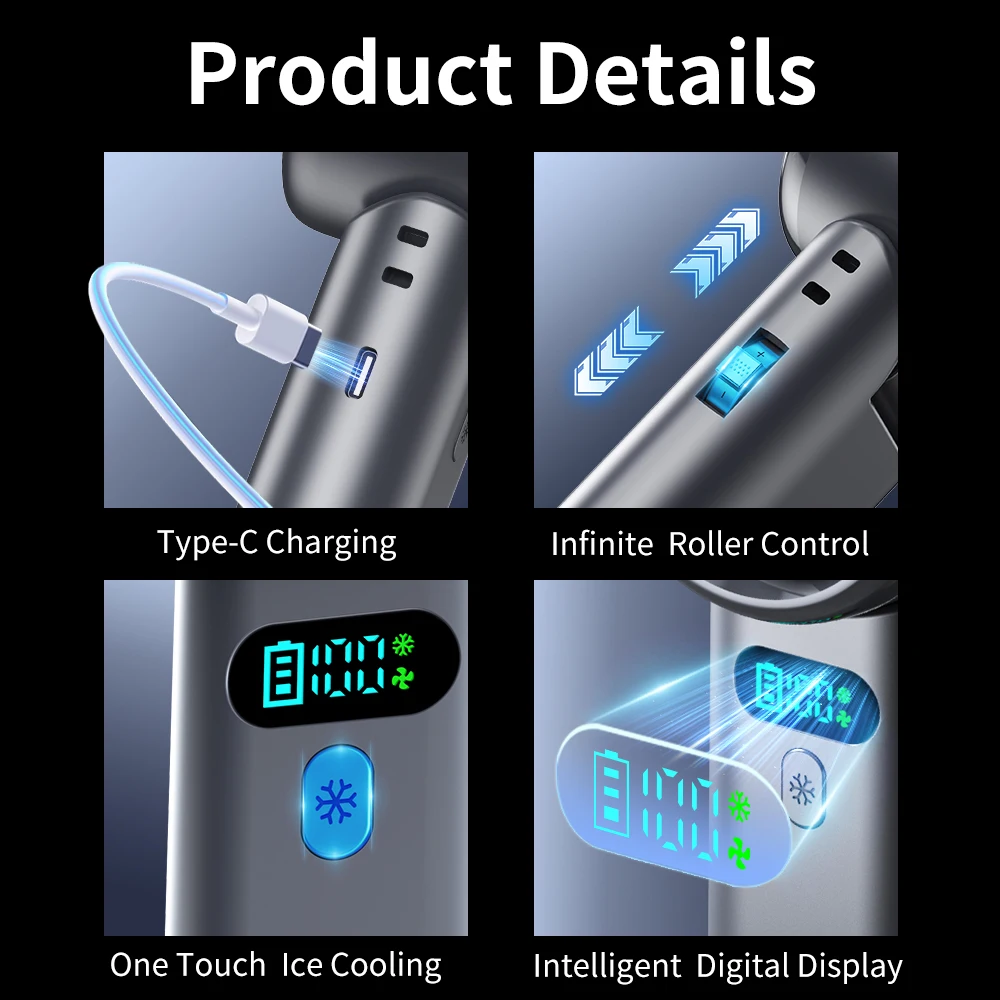 Foldable Mini Handheld Fan, Portable, LED, MOQ - detail 16
