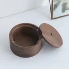 Ring Box Wooden Round Ring Box Accept Custom New Personalized Wooden Ring Box Round