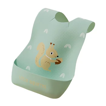 2022 High Quality Cheap Disposable Baby Bib Thicken Portable Animal Pattern Cute Baby Drooling Bibs Sets