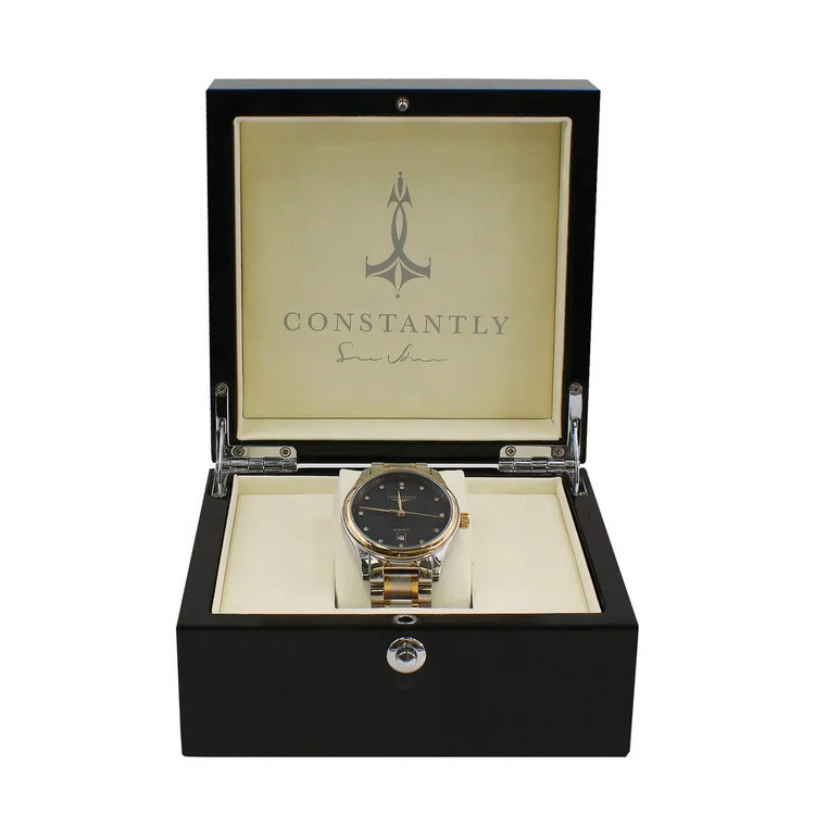 custom design high glossy wooden watch box