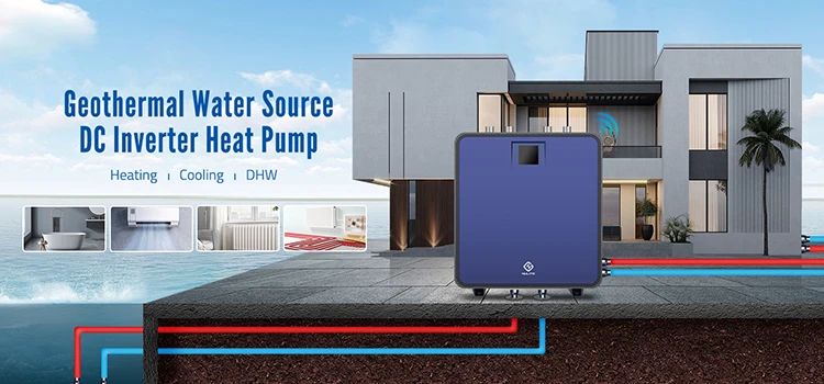 Ground Source Heat Pump, R290, Inverter, DHW - detail 2
