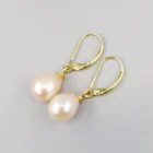 Earring 925 Silver Fresh Water Pearl Earring Good French Hook Earring
