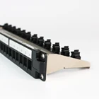 Port 24 Port Ftp Patch Panel 24 Port RJ45 1U Network Shielded FTP 24 Port Blank Patch Panel