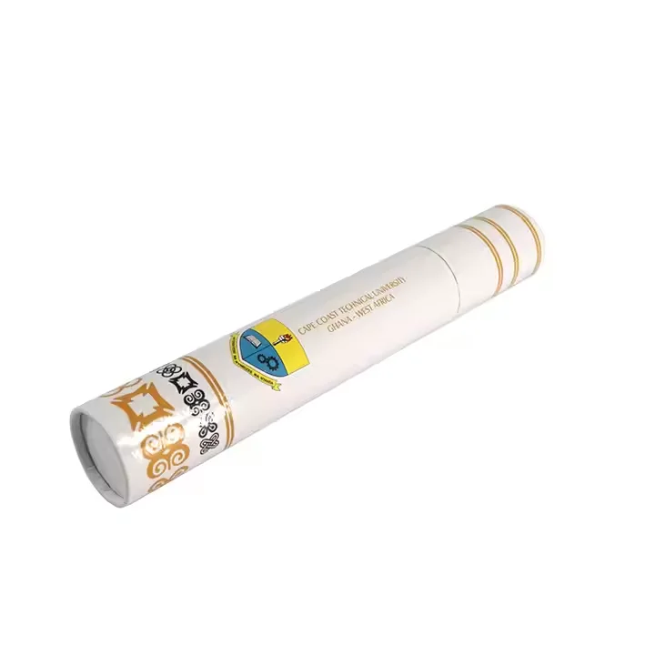 Mondon Best Sell Glossy Graduation Diploma Scroll Certificate Cardboard Tube with Printing logo supplier