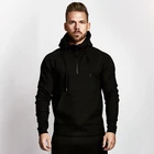 Men Zipper Men Half Zipper Hoodie Sweat Jogging Pants Fitness Training Suit Active Set Breathable Sports Wear