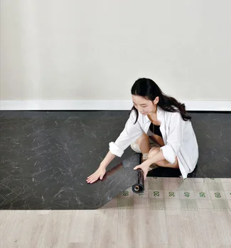 40cm/60cm/120cm PVC Flooring Self Adhesive Roll Flooring Wood pattern Peel and Stick Flooring for Living Room, Bedroom Deco